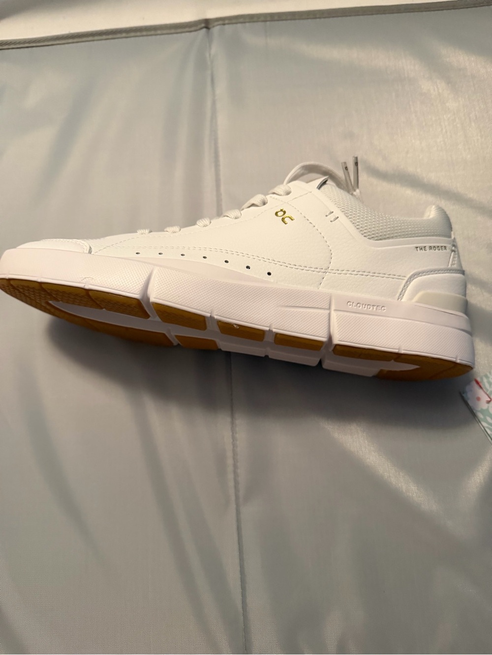 On The Rodger Center Court White Low-Top Lace-Up Sneakers Women’s Size 10 - Picture 6 of 8